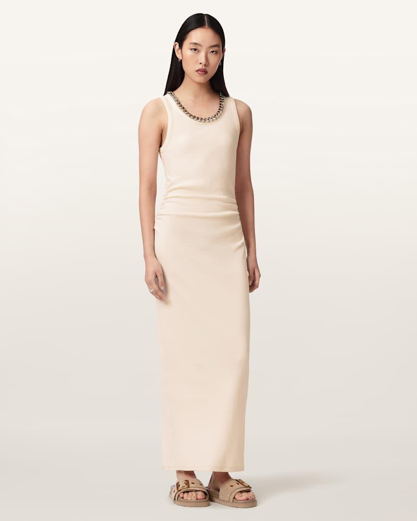 Lucy Sleeveless Bodycon Maxi Dress by ALLSAINTS