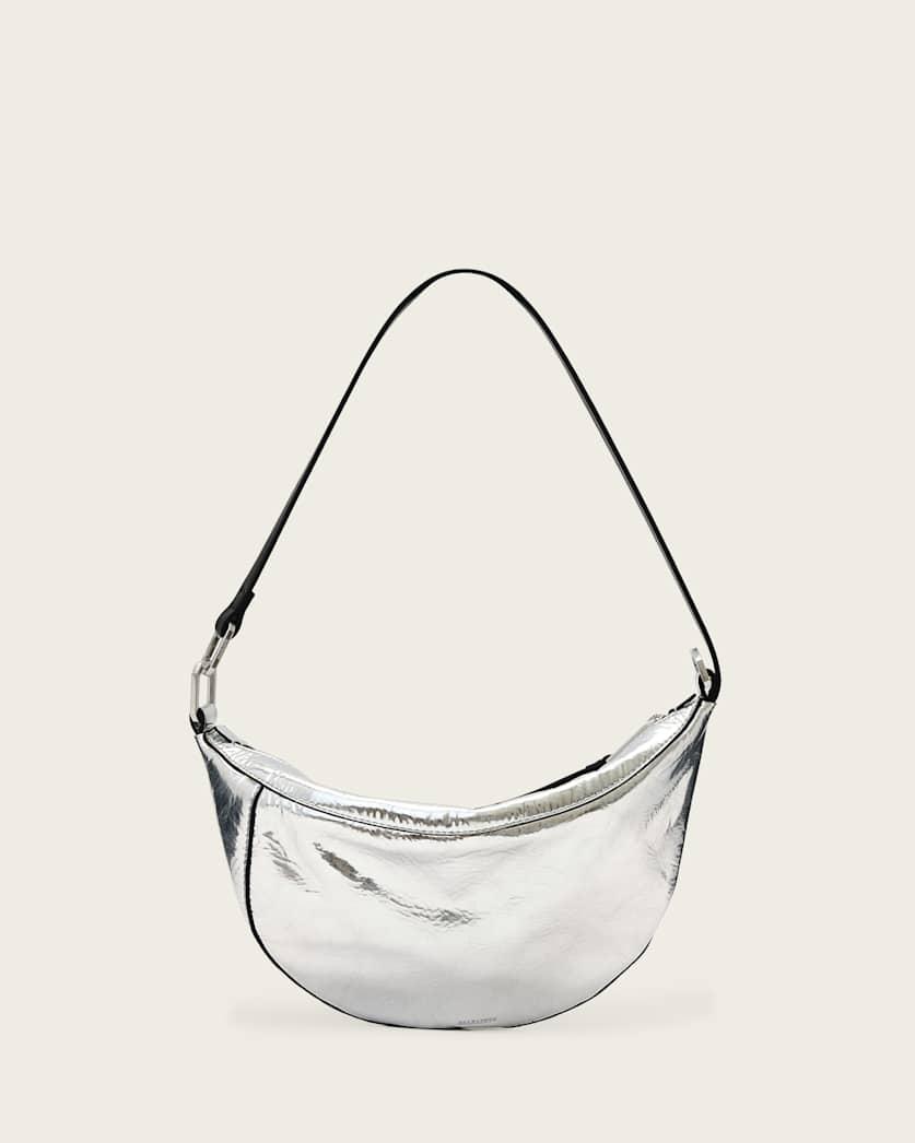 Luna Metallic Leather Shoulder Bag by ALLSAINTS