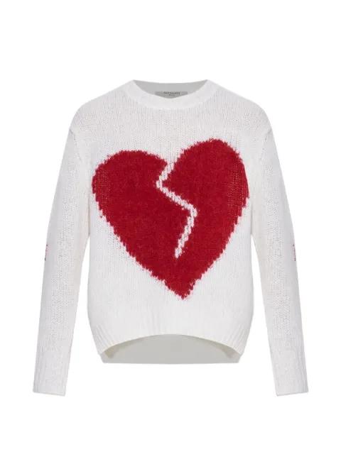 Luvheart crew-neck pullover by ALLSAINTS