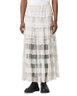 Maggie Lace Trim Tiered Skirt by ALLSAINTS Maggie Lace Trim Tiered Skirt by ALLSAINTS