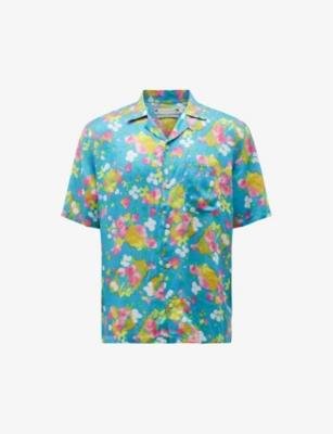 Marino floral-print woven shirt by ALLSAINTS
