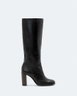 Marisa Leather Heeled Knee-High Boots by ALLSAINTS