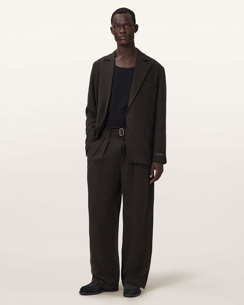 Marko Relaxed Fit Linen Blend Pants by ALLSAINTS