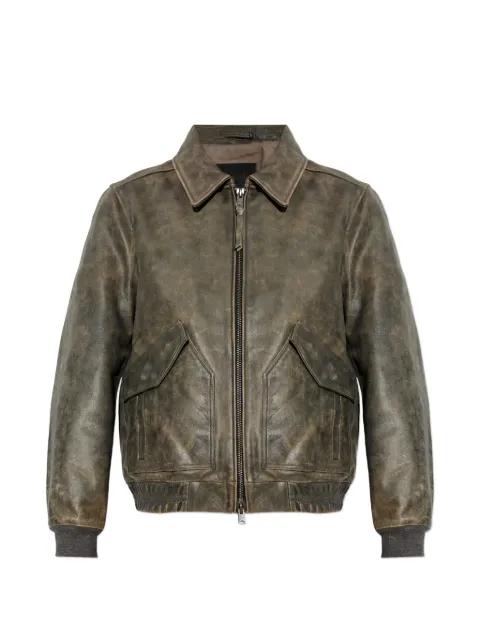Marland aviator leather jacket by ALLSAINTS