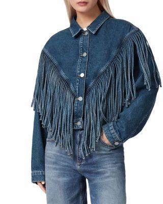 Marlene Tassel Trim Jacket by ALLSAINTS