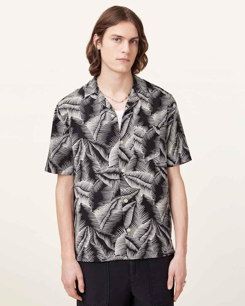 Marseille Short Sleeve Hawaiian Shirt by ALLSAINTS