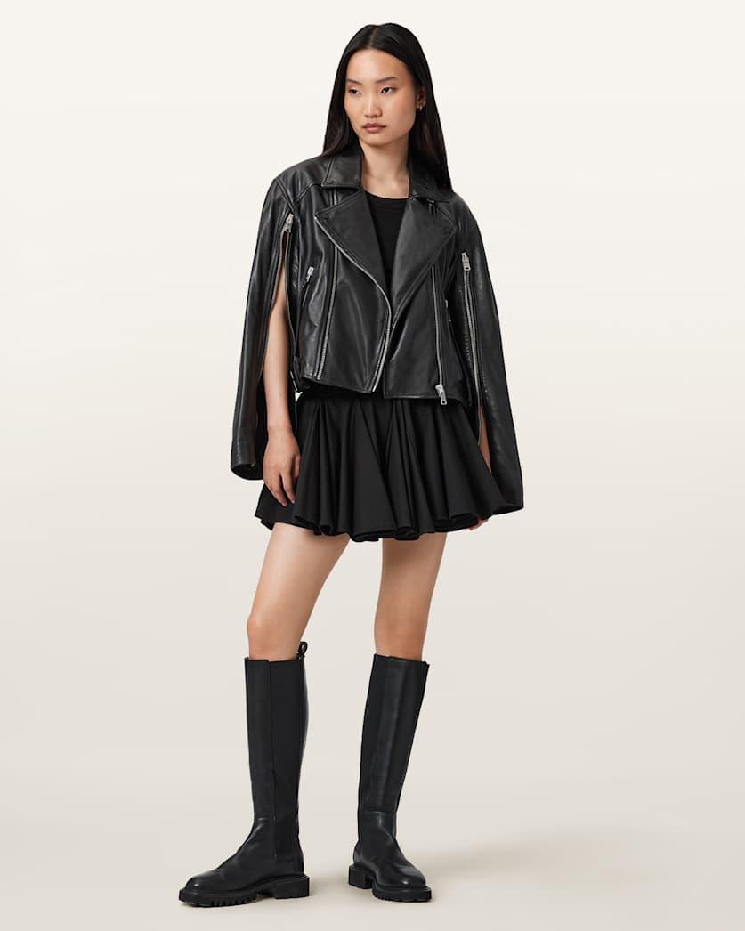 Masone Leather Biker Jacket by ALLSAINTS