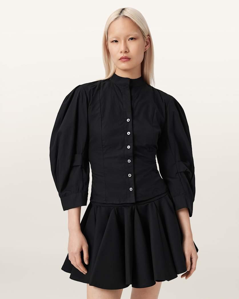 Maud Lace Up Shirt by ALLSAINTS