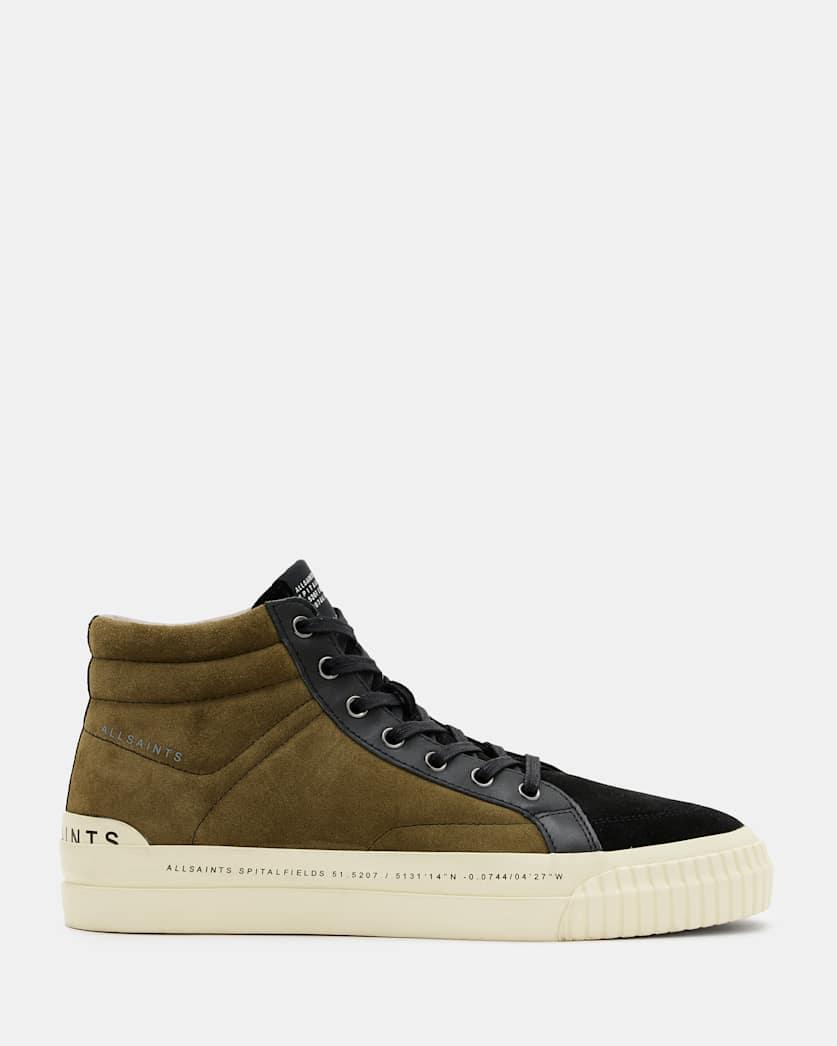 Maverick Leather High Top Trainers by ALLSAINTS Maverick Leather High Top Trainers by ALLSAINTS