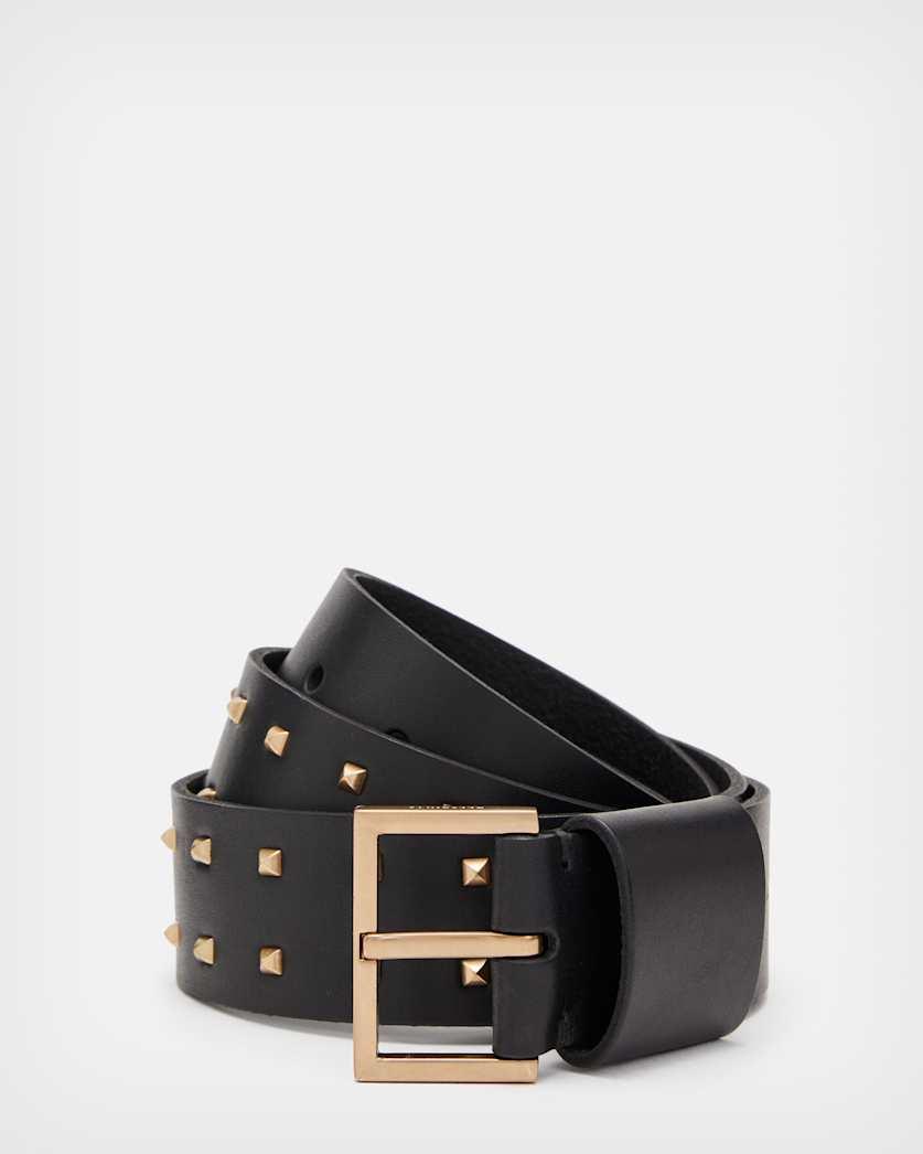 Maxie Leather Studded Belt by ALLSAINTS