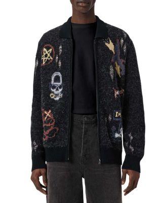 Meller Graphic Cardigan Sweater by ALLSAINTS