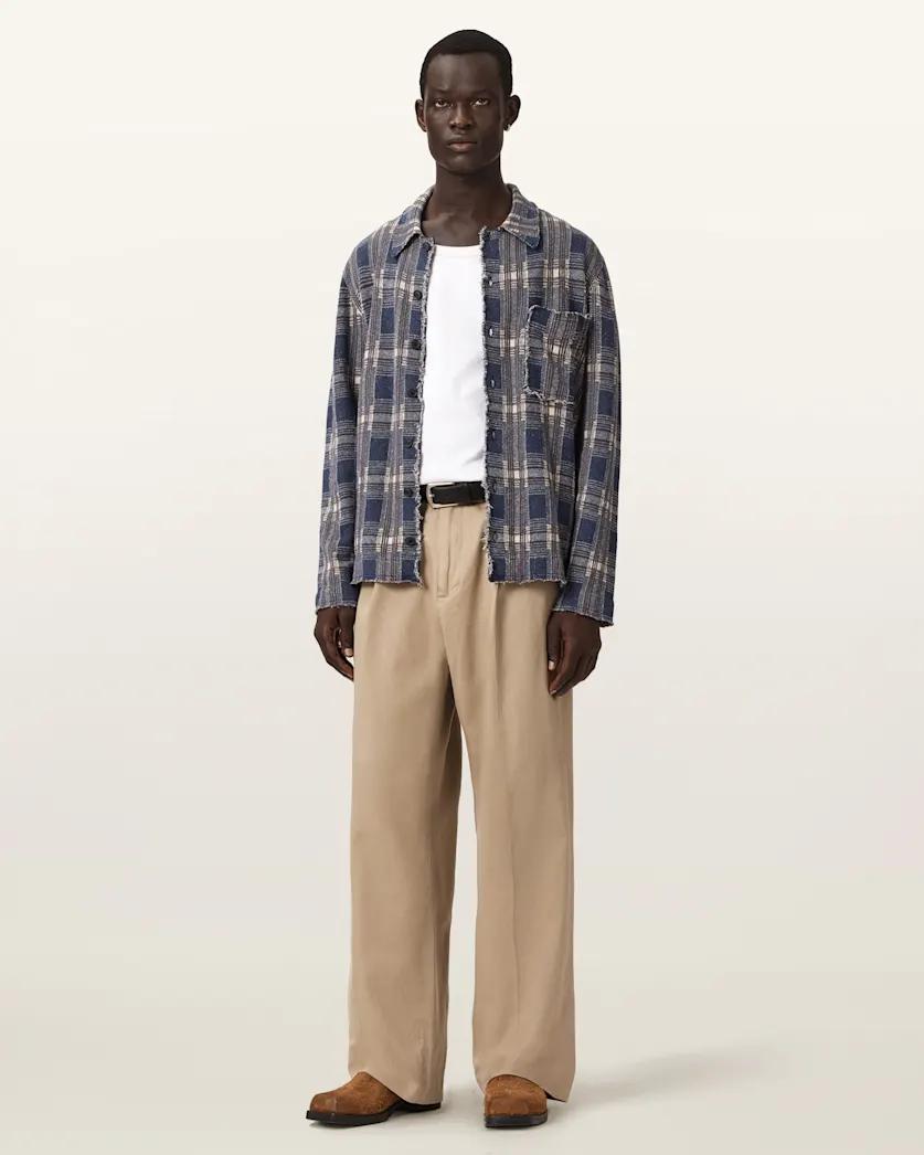 Midas Wide Leg Relaxed Fit Trousers by ALLSAINTS