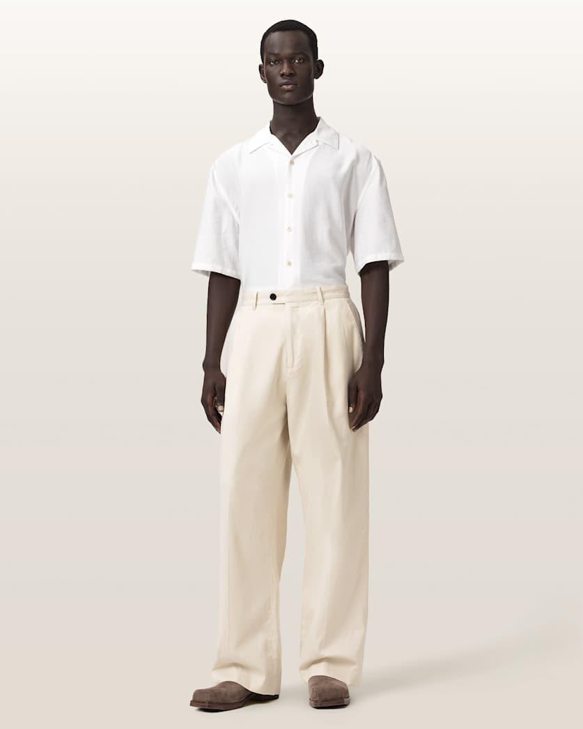 Midas Wide Leg Relaxed Fit Trousers by ALLSAINTS