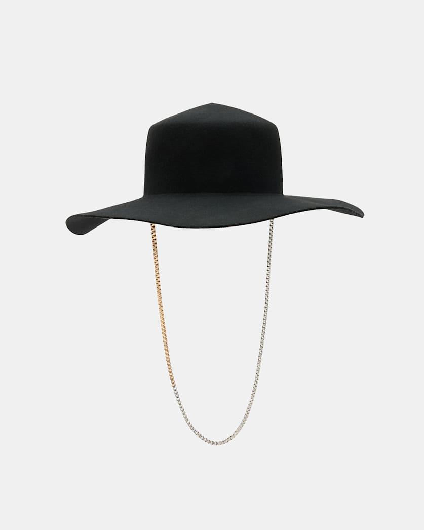Mila Chain Strap Wool Bolero Hat by ALLSAINTS