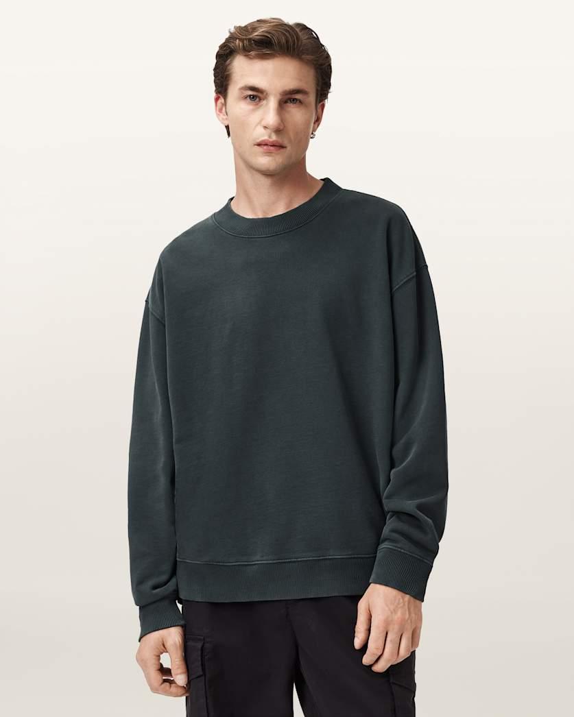 Milo Boxy Cotton Sweatshirt by ALLSAINTS