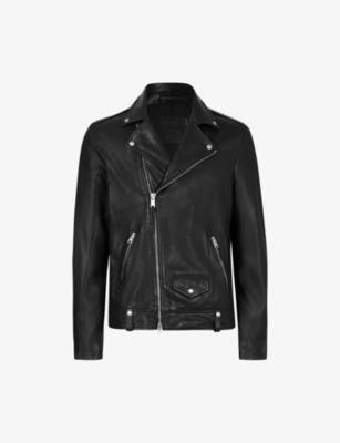 Milo Slim-Fit Leather Biker Jacket by ALLSAINTS