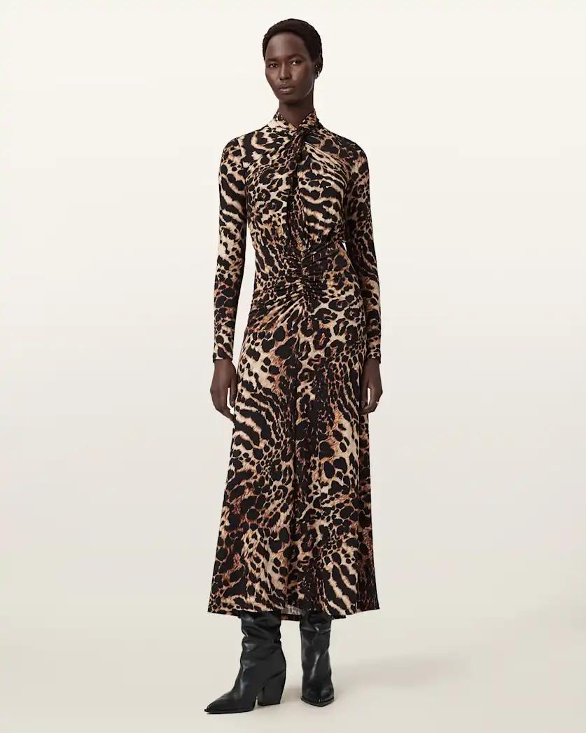Mina A-Line Maxi Dress by ALLSAINTS