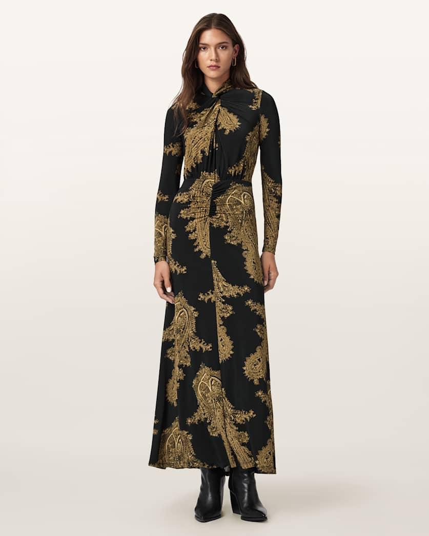 Mina A-Line Maxi Dress by ALLSAINTS