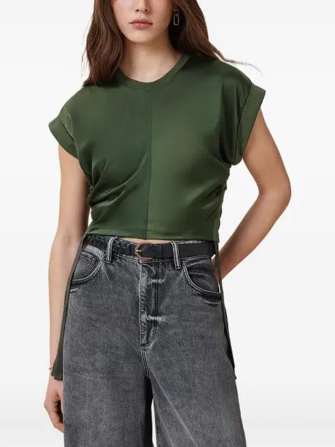 Mira side-tie short-sleeve top by ALLSAINTS