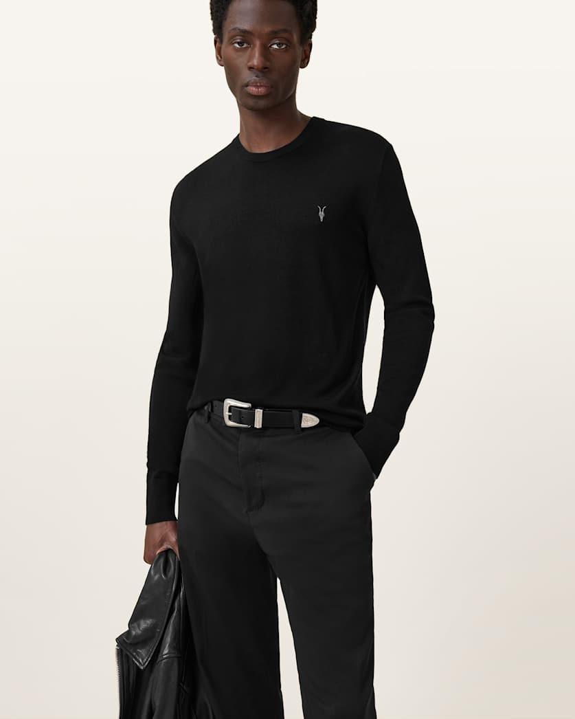 Mode Merino Crew Neck Ramskull Jumper by ALLSAINTS