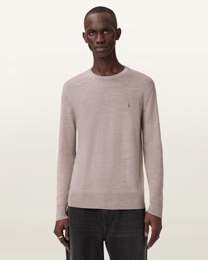 Mode Merino Crew Neck Ramskull Jumper by ALLSAINTS