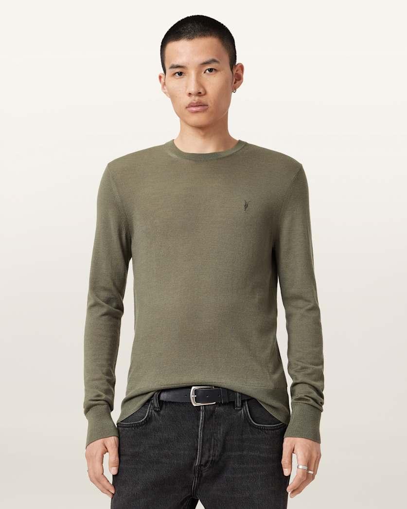 Mode Merino Crew Neck Ramskull Jumper by ALLSAINTS