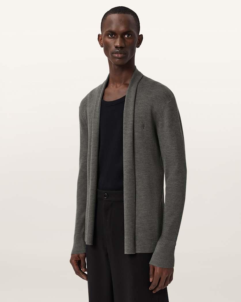 Mode Merino Ramskull Open Cardigan by ALLSAINTS