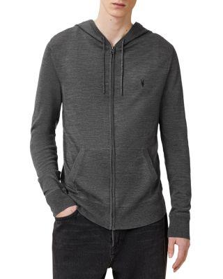 Mode Merino Wool Slim Fit Full Zip Hoodie by ALLSAINTS
