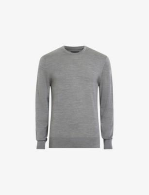 Mode Merino marl-pattern wool crew jumper by ALLSAINTS