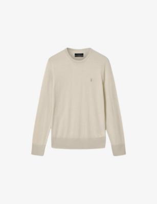 Mode Merino marl-pattern wool crew jumper by ALLSAINTS