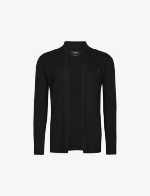 Mode Ramskull-embroidered merino-wool cardigan by ALLSAINTS