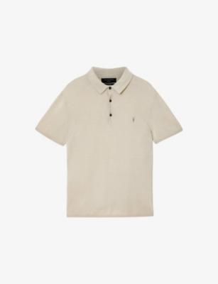 Mode Short-Sleeve Merino Wool Polo Shirt by ALLSAINTS