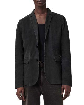 Monet Waxed Suede Regular Fit Blazer by ALLSAINTS
