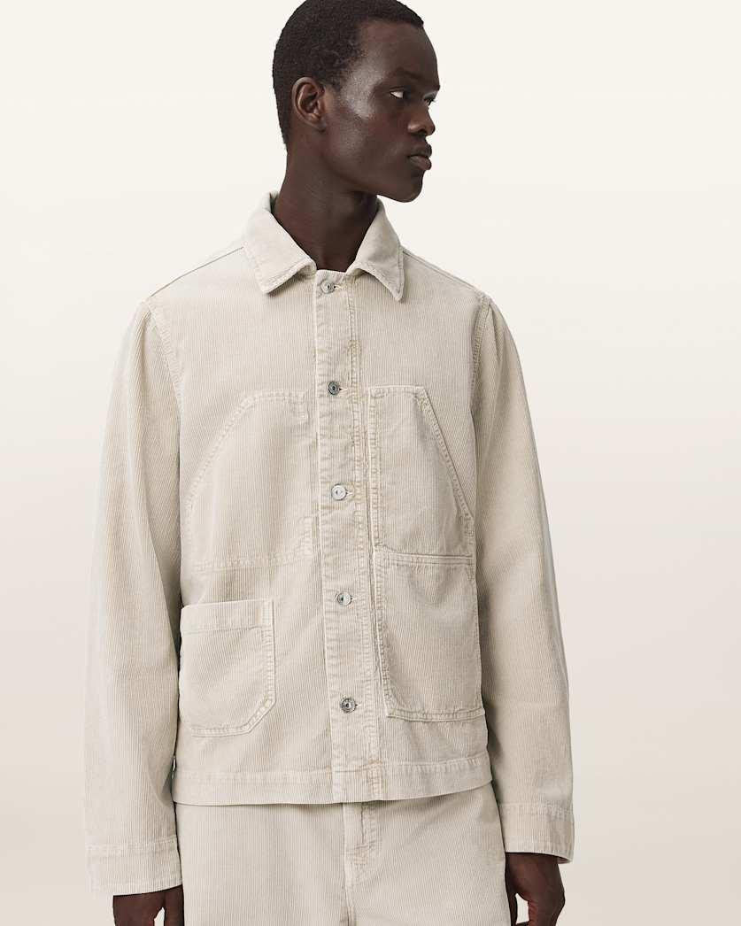 Mukesh Relaxed Fit Cord Shacket by ALLSAINTS
