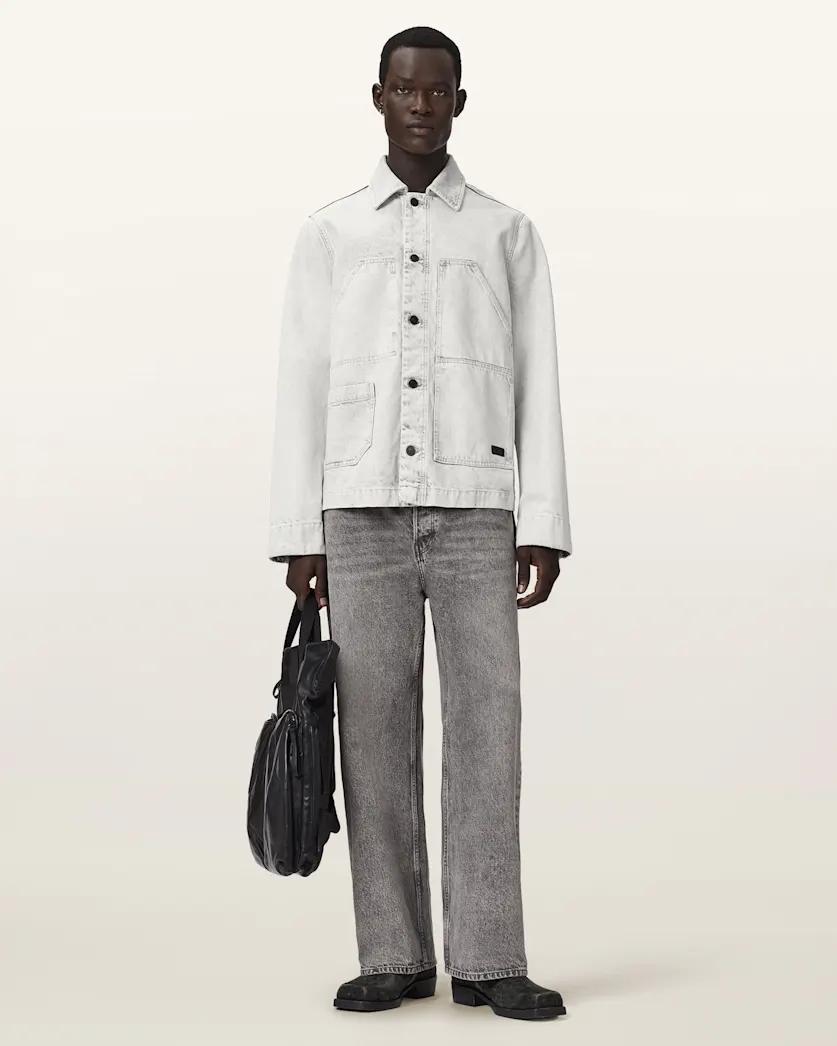 Mukesh Relaxed Fit Denim Shacket by ALLSAINTS