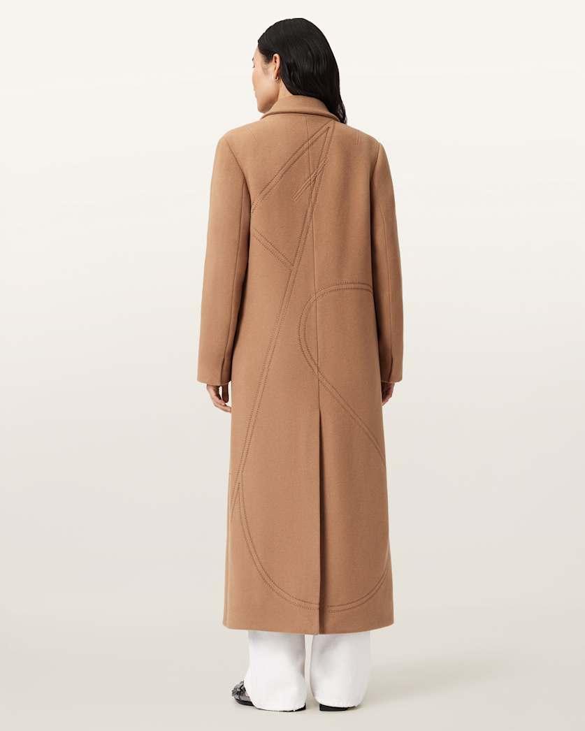 Nellie Double Breasted Coat by ALLSAINTS