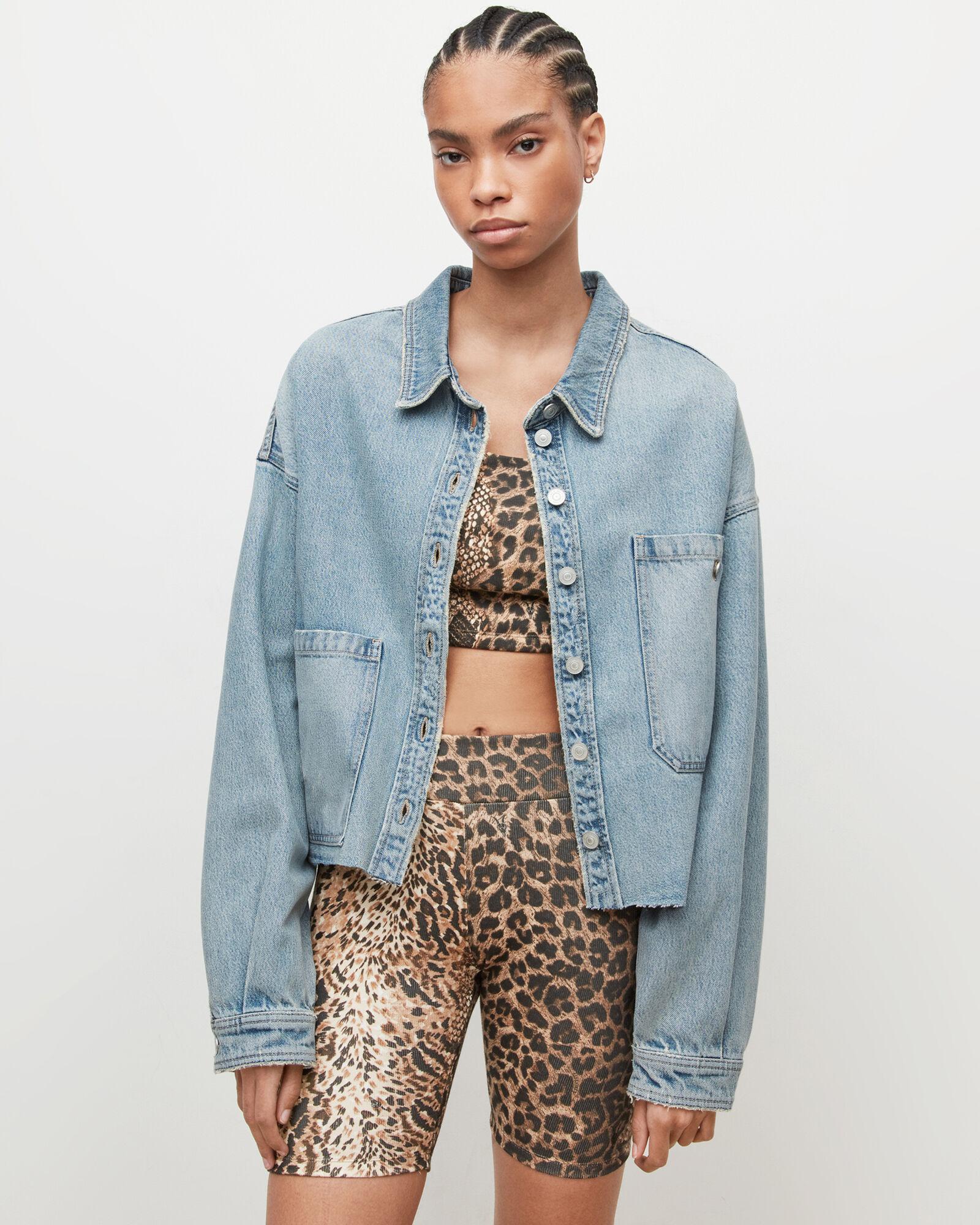 Nicky Denim Shirt Jacket by ALLSAINTS