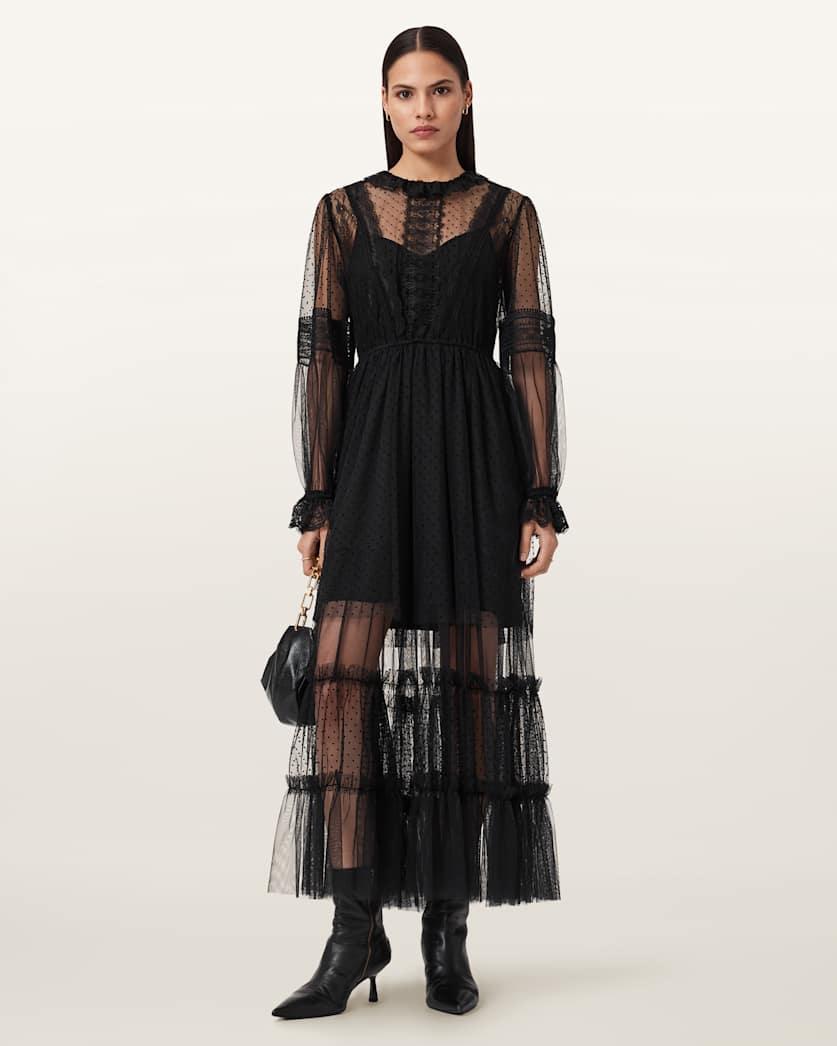 Nita Mesh Maxi Dress by ALLSAINTS