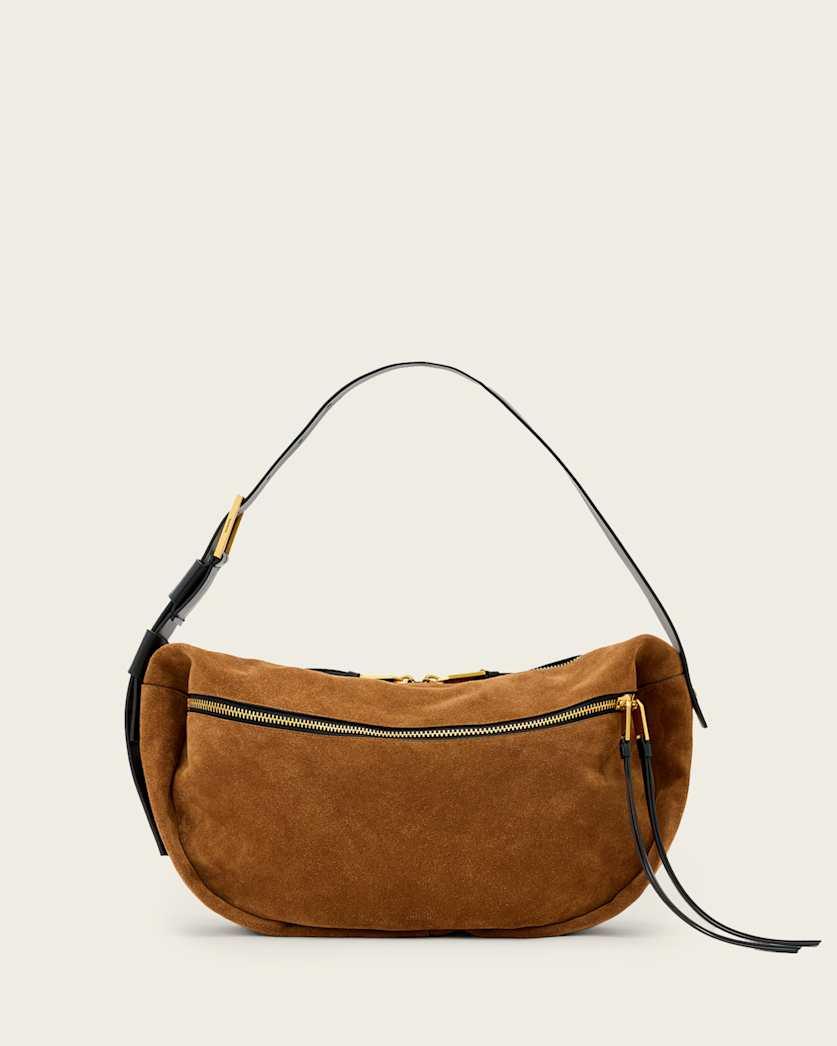 Noemie Suede Shoulder Bag by ALLSAINTS