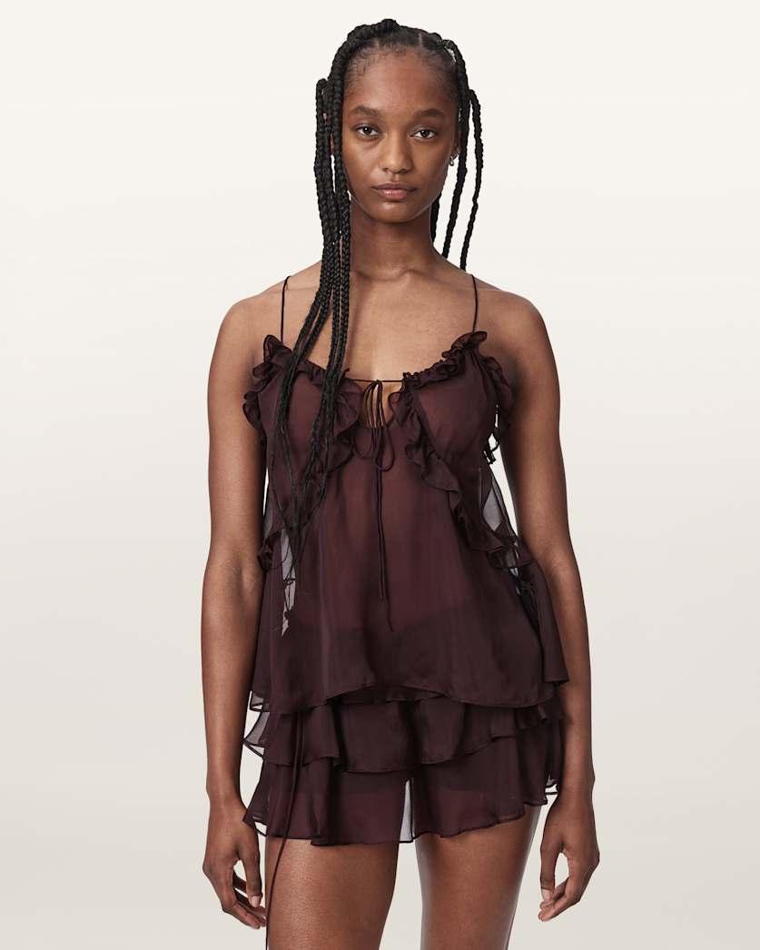 Nyx Silk Cami Top by ALLSAINTS
