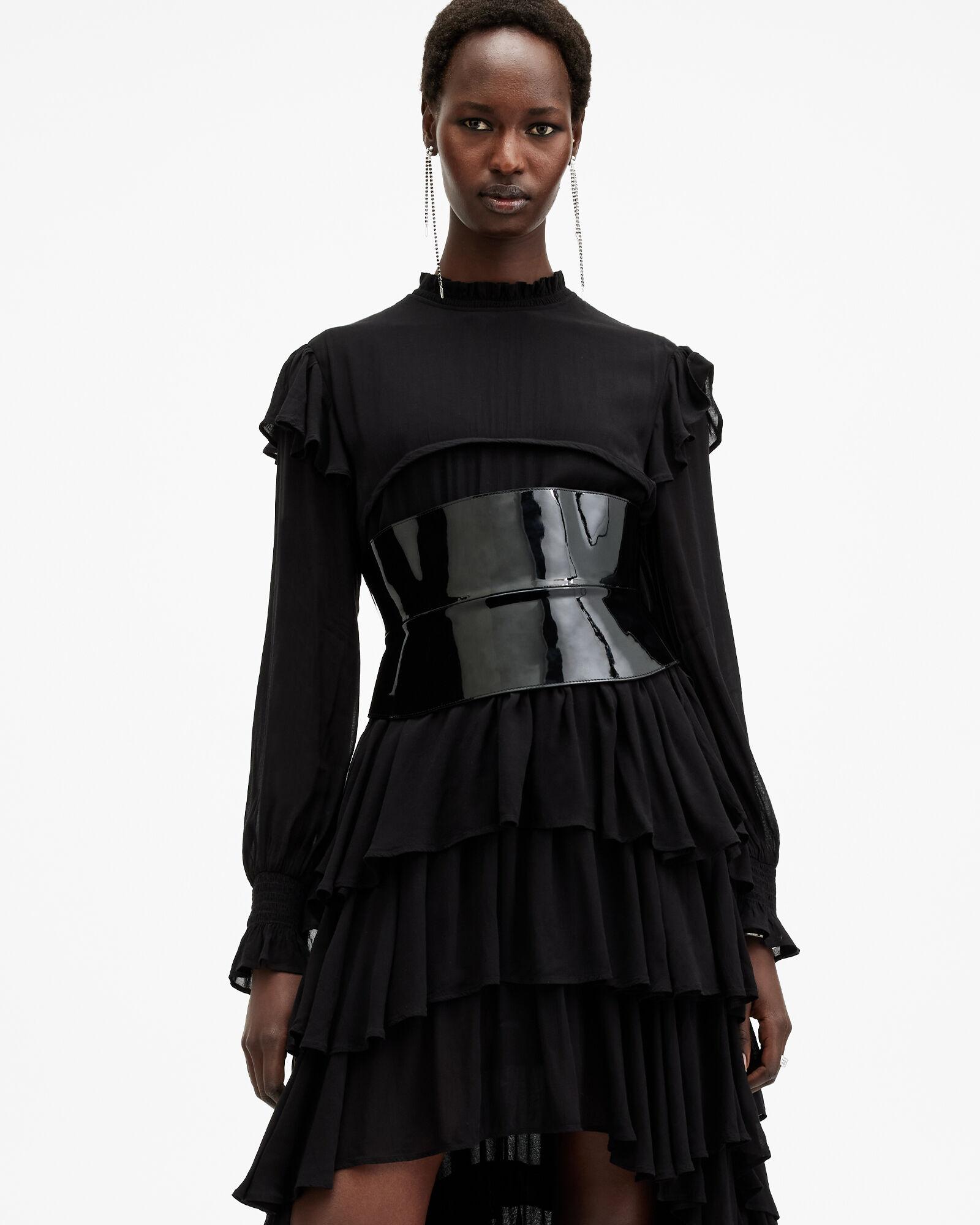 Oakleigh Leather Corset Belt by ALLSAINTS