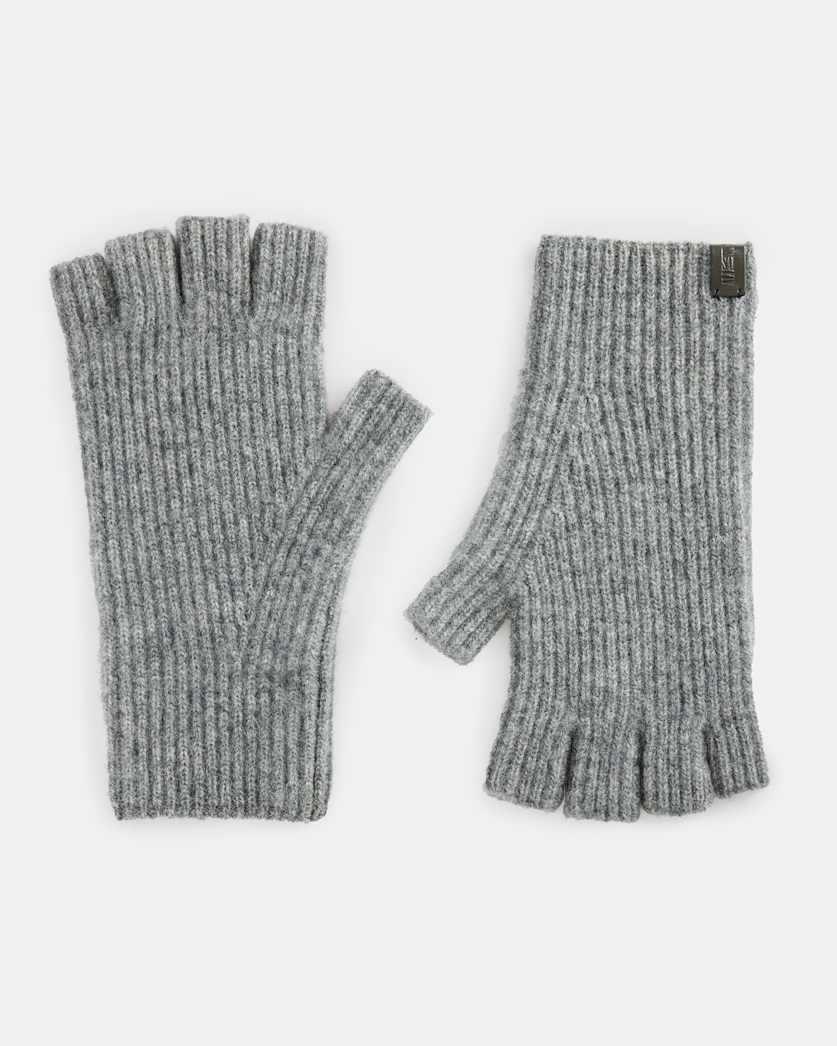Oppose Boiled Wool Fingerless Gloves by ALLSAINTS