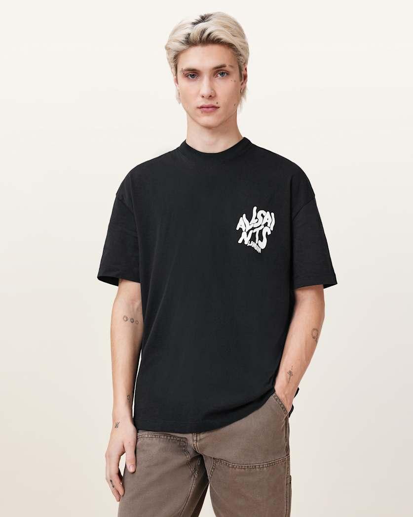 Orlando Logo Print Oversized T-Shirt by ALLSAINTS
