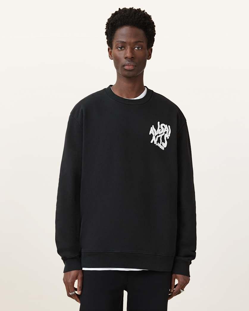 Orlando Oversized Crew Neck Sweatshirt by ALLSAINTS