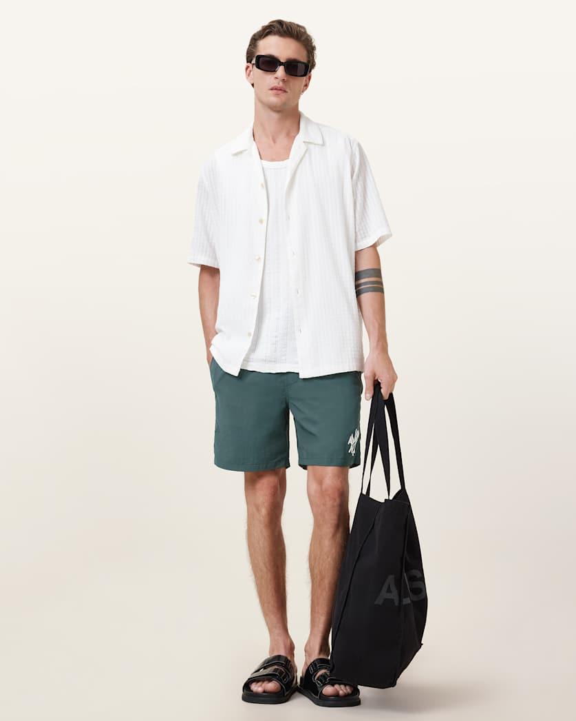 Orlando Slim Fit Printed Swim Shorts by ALLSAINTS