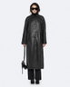 Orville Oversized Leather Coat by ALLSAINTS Orville Oversized Leather Coat by ALLSAINTS