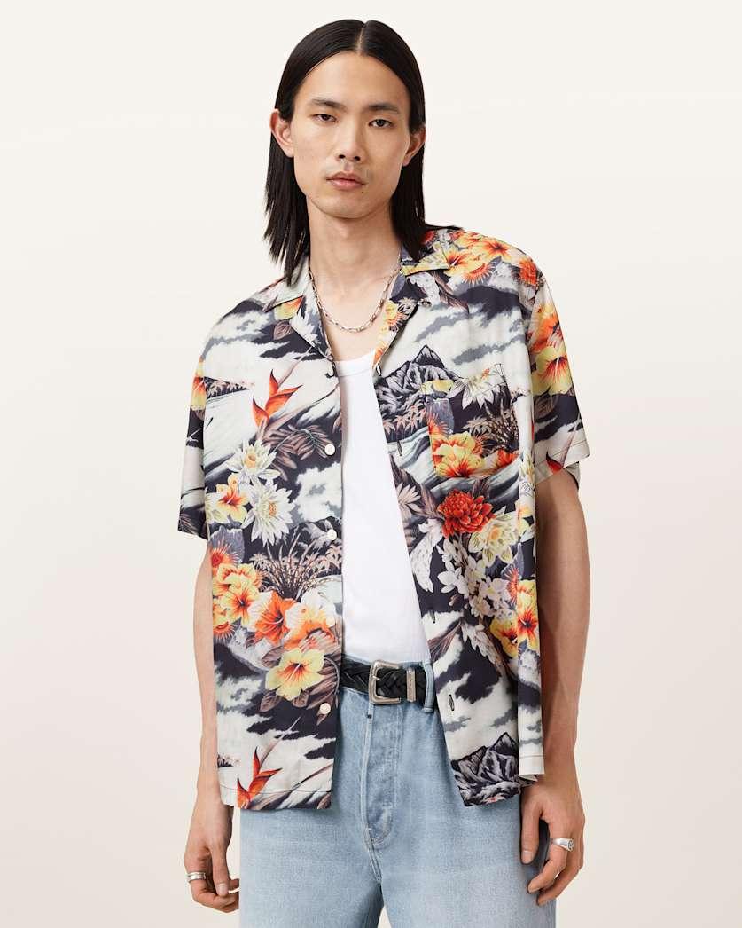 Oscani Short Sleeve Printed Shirt by ALLSAINTS