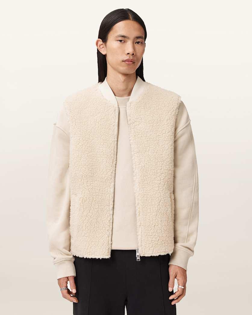 Otis Sherpa Boxy Vest by ALLSAINTS