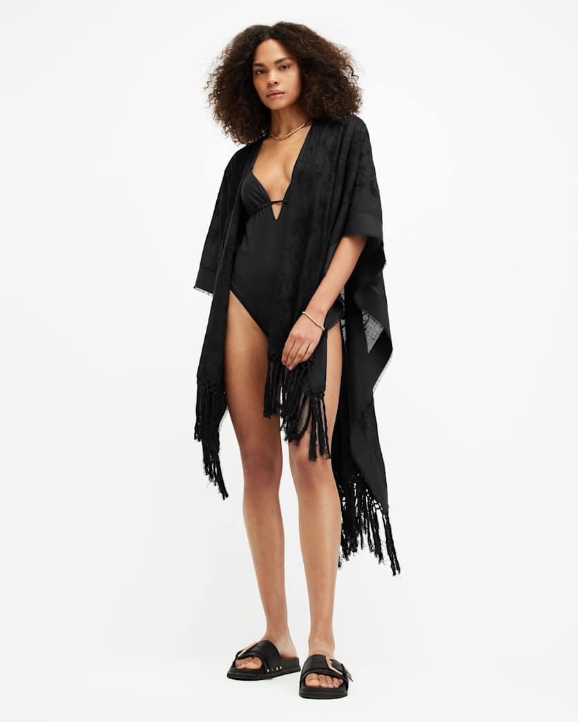 Otto Embroidered Ruana Scarf by ALLSAINTS