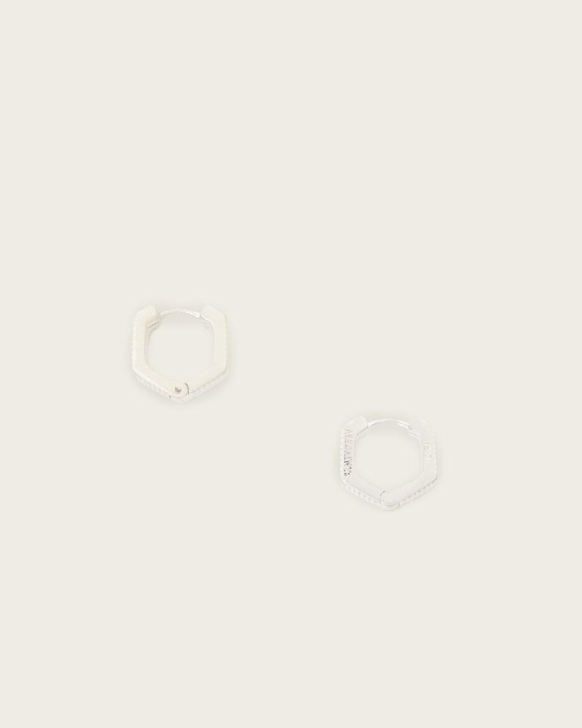 Otto Wide Hex Earrings by ALLSAINTS
